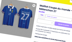 Capture d'écran du site de campagne de Jean-Luc Mélenchon.