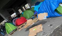 Un campement à Saint-Ouen (© Wikimedia)
