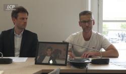 Le député Paul Vannier et Arnaud Darthenay.