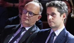Edouard Philippe et Gabriel Attal, ici en février 2026