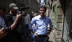 Gabriel Attal à Landerneau, dans le Finistère, le 23 juillet.