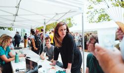 Marine Tondelier aux journées d'été des Ecologistes, à Grenoble, le 21 août 2026
