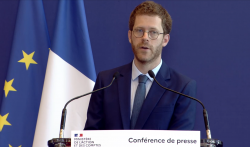 Le ministre de l'Action et des Comptes publics, David Amiel.
