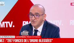 Le ministre Laurent Nunez le 26 octobre sur BFMTV.