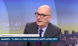 Le ministre de l'Economie et des Finances, Roland Lescure