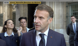 Emmanuel Macron en déplacement à Marseille, le 26 octobre 2026