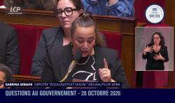 Sabrina Sebaihi, le 28 octobre 2026