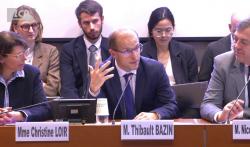 Thibault Bazin (DR) en commission des affaires sociales, le 16 octobre 2026