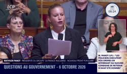 Mathilde Panot, le 6 octobre 2026.