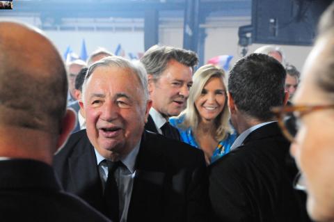 Gérard Larcher et François Baroin, le 20 juin 2026 (© Raphaël Marchal / LCP)