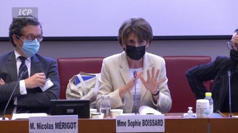 Sophie Boissard, le 16 février 2022 à l'Assemblée nationale