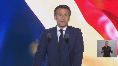 Déclaration Emmanuel Macron réélu