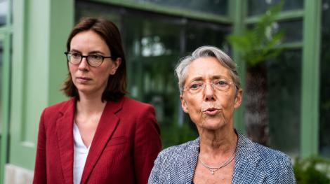 Amélie de Montchalin et Elisabeth Borne sont en lice pour les élections législatives (AFP)