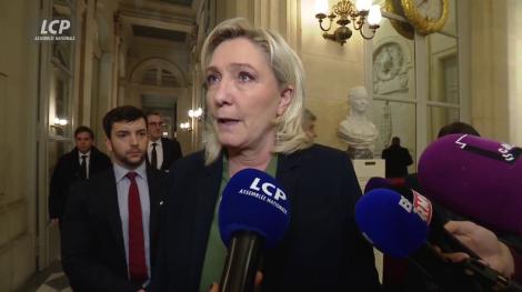 Marine Le Pen (RN) à l'Assemblée nationale, lundi 6 février 2023
