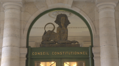 Fronton du Conseil constitutionnel