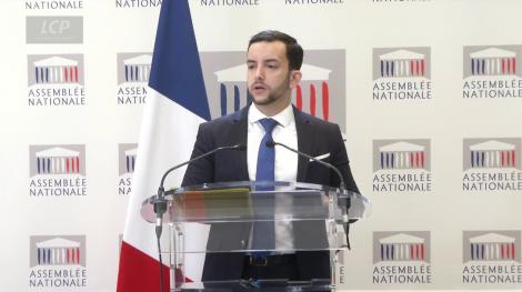 Jean-Philippe Tanguy à l'Assemblée nationale, jeudi 1er juin 2023
