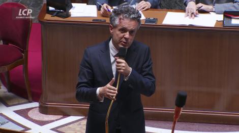 Christophe Béchu, le 22 juin à l'Assemblée nationale. LCP