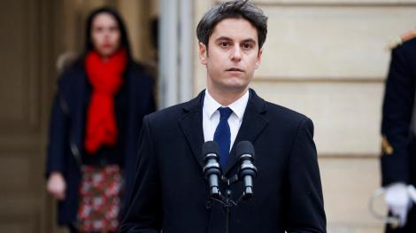Le nouveau Premier ministre Gabriel Attal, le 9 janvier 2024. (Photo Ludovic MARIN / POOL / AFP)