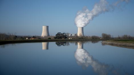 Centrale nucléaire de Golfech, dans le sud-ouest de la France. © Matthieu RONDEL / AFP