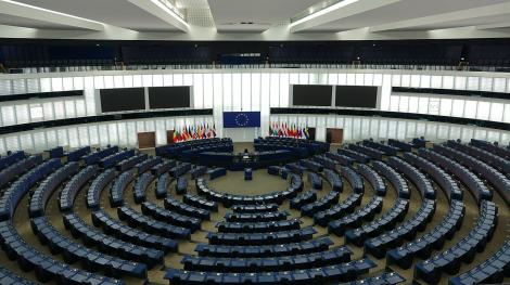 L'Hémicycle du Parlement européen à Strasbourg.