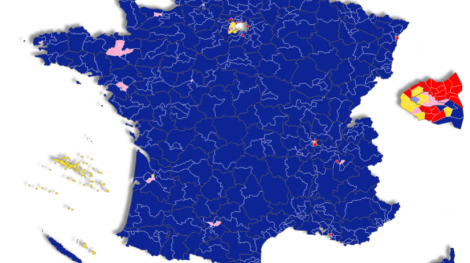 La carte des résultats des européennes 2024 par circonscription