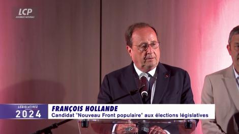 François Hollande, le 30 juin 2024. 