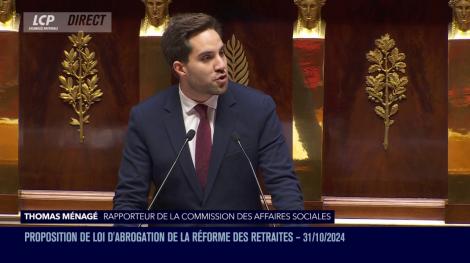 Thomas Ménagé, le 31 octobre 2024.