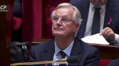 Michel Barnier à l'Assemblée nationale