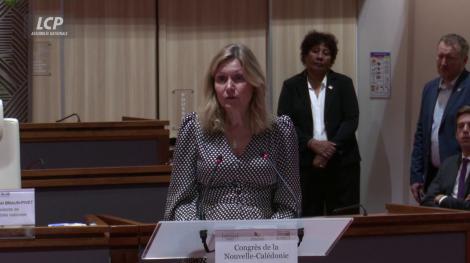 Yael Braun-Pivet au Congrès de Nouvelle-Calédonie - 12 novembre 2024