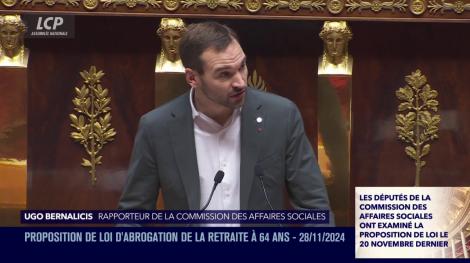Ugo Bernalicis, le 28 novembre 2024. LCP