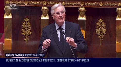 Michel Barnier, le 2 décembre 2024.