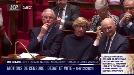 Motion de censure : suivez notre émission en direct.