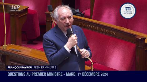 François Bayrou, le 17 décembre 2024.