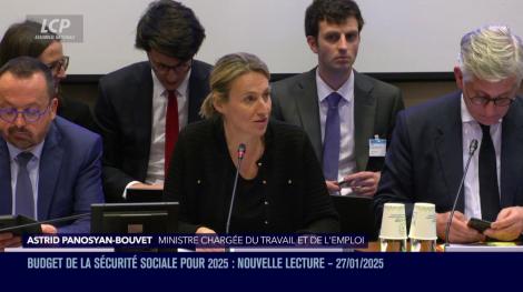 "L'objectif du gouvernement est de parvenir à l'adoption d'un Budget", affirme Astrid Panosyan-Bouvet.