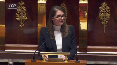 Aurore Bergé, le 28 janvier 2025. LCP