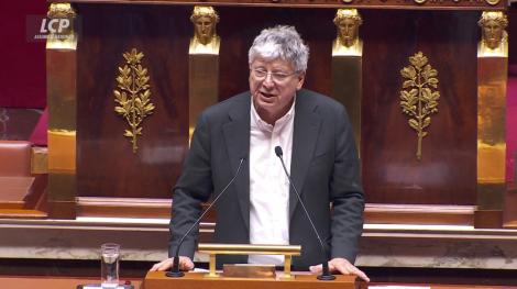 Eric Coquerel dans l'hémicycle de l'Assemblée nationale, le 3 février 2024