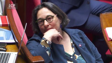 Florence Herouin-Léautey dans l'hémicycle, le 18 février 2025