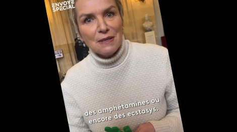 Elise Lucet à l'Assemblée nationale