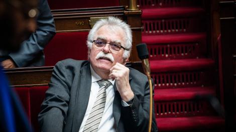 André Chassaigne en janvier 2025 à l'Assemblée nationale.