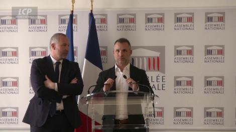 Laurent Panifous et Christophe Naegelen, le 19 mars 2025. Laurent Panifous et Christophe Naegelen, le 19 mars 2025.