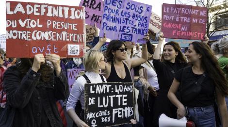 Cortège de la manifestation du 8 mars 2025