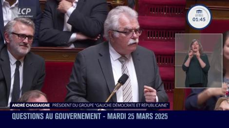 André Chassaigne, le 25 mars 2025