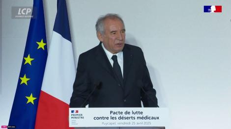 François Bayrou, le 25 avril 2025.