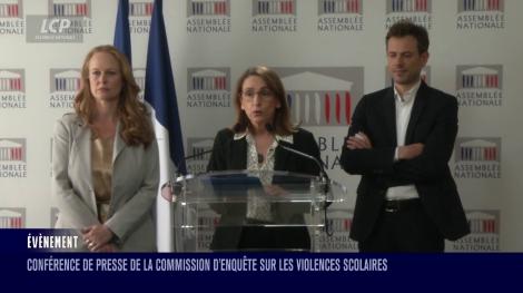 Violette Spillebout, Fatiha Keloua Hachi et Paul Vannier, jeudi 15 mai 2025. Violette Spillebout, Fatiha Keloua Hachi et Paul Vannier, jeudi 15 mai 2025.