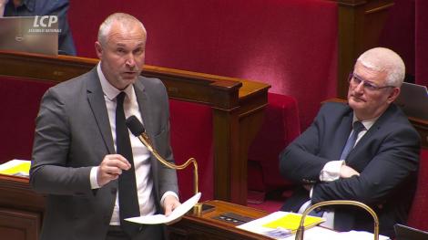 Laurent Panifous dans l'hémicycle, le 21 mai 2025 Laurent Panifous dans l'hémicycle, le 21 mai 2025