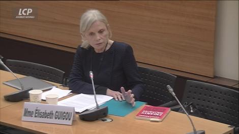 Elisabeth Guigou devant la commission d'enquête Bétharram, le 7 mai 2025.
