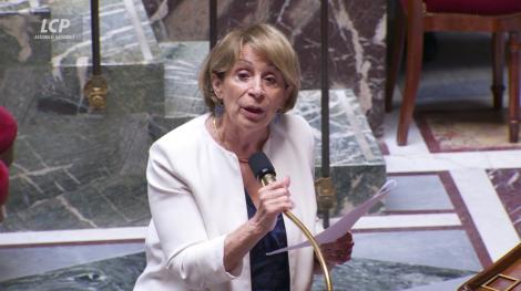 La députée UDR Brigitte Barèges, le 26 juin. La députée UDR Brigitte Barèges, le 26 juin.