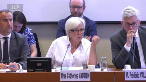 Catherine Vautrin en commission des Affaires sociales, le 25 juin 2025