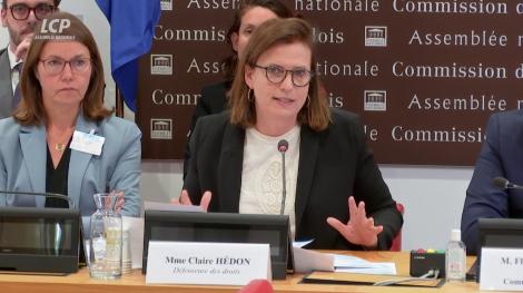 Claire Hédon en commission des Lois, le 4 juin 2025 Claire Hédon en commission des Lois, le 4 juin 2025