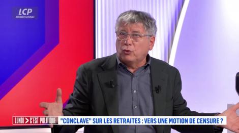 Eric Coquerel sur le plateau de Lundi C'est Politique, le 23 juin 2025